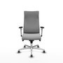 Piqueras Y Crespo Fauteuil Albacete Gris Clair, Mécanisme Synchrone, Base Aluminium