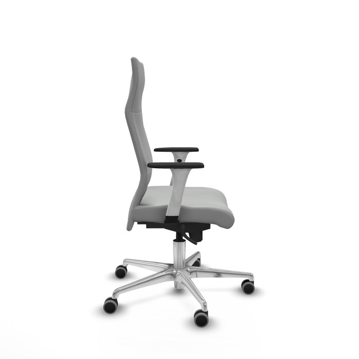 Piqueras Y Crespo Fauteuil Albacete Gris Clair, Mécanisme Synchrone, Base Aluminium