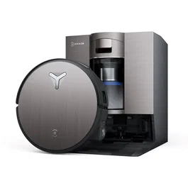 Ecovacs DEEBOT X11 OmniCyclone - Robot Aspirateur Laveur sans Sac 19500 Pa, Recharge Rapide PowerBoost, Navigation dToF et AIVI 3D, Idéal Animaux, Brosse Anti-Nœuds