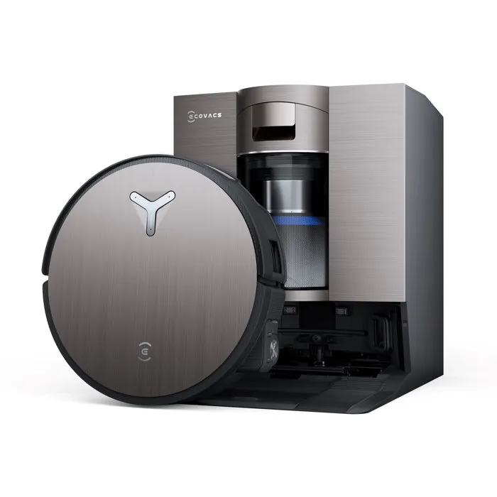 Ecovacs DEEBOT X11 OmniCyclone - Robot Aspirateur Laveur sans Sac 19500 Pa, Recharge Rapide PowerBoost, Navigation dToF et AIVI 3D, Idéal Animaux, Brosse Anti-Nœuds