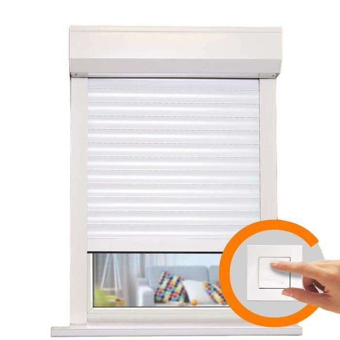 France Combi Volet Roulant Double Paroi PVC Blanc 140 x 120 cm Motorisé France Combi Volet Roulant Double Paroi PVC Blanc 140 x 120 cm Motorisé