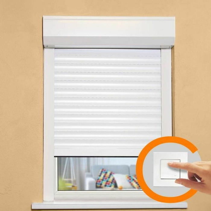 France Combi Volet Roulant Double Paroi PVC Blanc 140 x 120 cm Motorisé France Combi Volet Roulant Double Paroi PVC Blanc 140 x 120 cm Motorisé