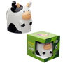 PUCKATOR Tasse Vache 3D 500ml en Céramique - Non Lavable au Lave-Vaisselle et Micro-Ondes