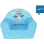 Fun House Fauteuil Club Enfant Leon Le Dragon, Bleu, Mousse Légère et Déhoussable, 42 x 52 x 33 cm, À Partir de 3 Ans