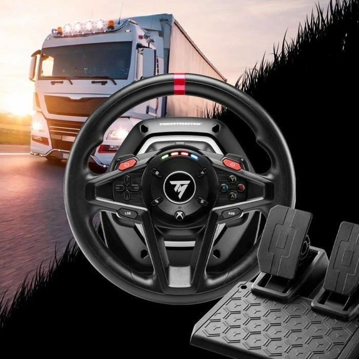 Thrustmaster T128 SimTask Pack - Volant de course avec retour de force - Xbox Series X|S, Xbox One, PC