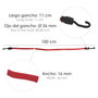 WOLFPACK LINEA PROFESIONAL Lot de 2 Pulpos en Caoutchouc Plat Renforcés 1,0 m