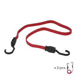 WOLFPACK LINEA PROFESIONAL Lot de 2 Pulpos en Caoutchouc Plat Renforcés 1,0 m