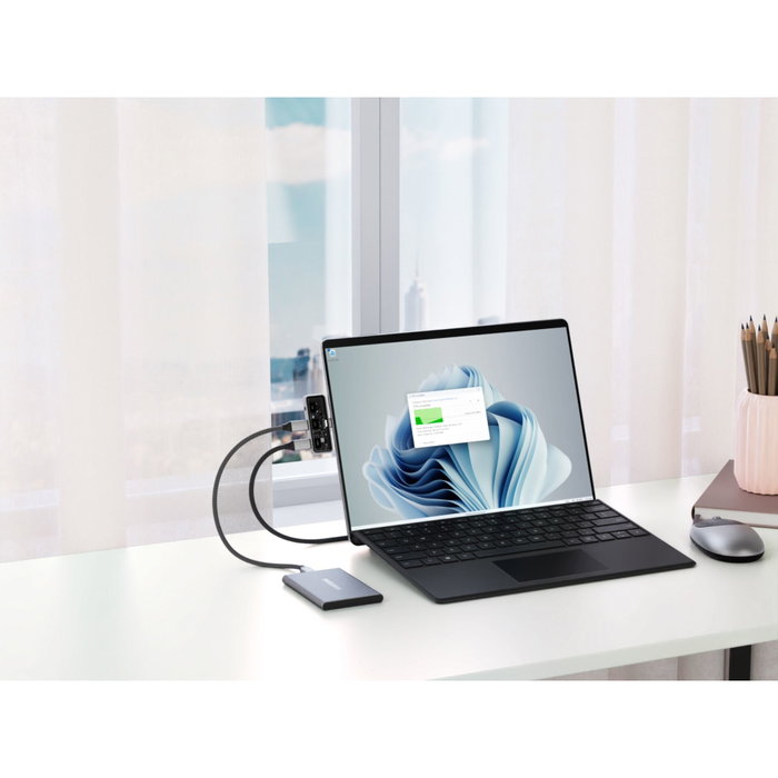 Satechi USB-C PD Mobile XR Hub & 3.5mm Audio - Gris Space Grey Satechi USB-C PD Mobile XR Hub & 3.5mm Audio - Gris Space Grey