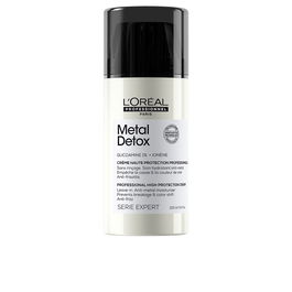 L'Oréal Professionnel Paris METAL DETOX Crème Professionnelle Haute Protection Sans Rinçage Cheveux Abîmés 100 ml