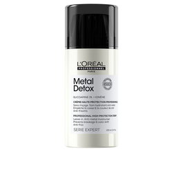L'Oréal Professionnel Paris METAL DETOX Crème Professionnelle Haute Protection Sans Rinçage Cheveux Abîmés 100 ml