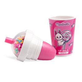 Martinelia Baume à Lèvres Yummy 90029 avec Design Coloré et Parfum Délicieux - Pour Enfants +3 Ans