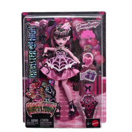 Mattel - Poupée Monster High Draculaura Fête de 16 ans - Poupée en français (29 x 4,5 x 4 cm) - À partir de 4 ans