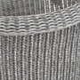 BigBuy Home Panier Multi-usages Blanc Gris Polyester (3 Unités)