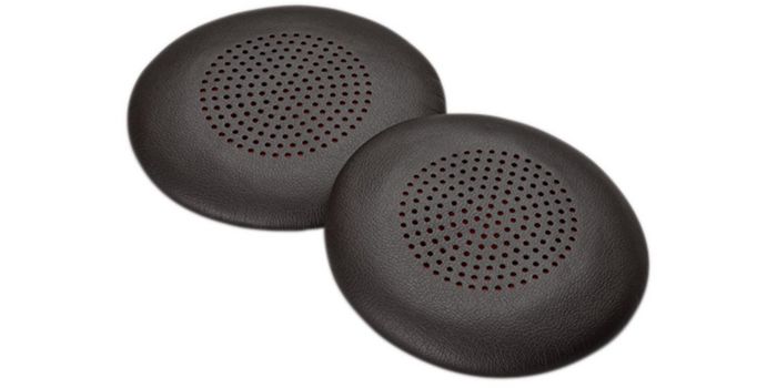 Poly Coussinets d'écouteurs en simili-cuir, Noir (2 pièces) Poly Coussinets d'écouteurs en simili-cuir, Noir (2 pièces)