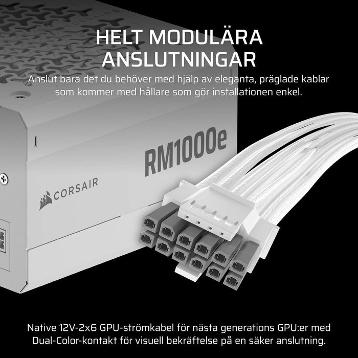 Corsair RM1000e White 1000W ATX 3.1