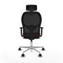 Piqueras y Crespo Chaise de Bureau 1D086N2 Bordeaux