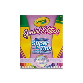 Crayola 100 Rotuladores Super Tips Lavables Couleurs Pastel