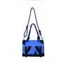 M Pets Sac de Transport pour Chien Chat REMIX 2 en 1 Bleu, Pliable Léger, 41 x 28 x 28 cm, avec Ceinture Baudrier et Tissu Résistant