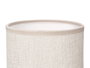 Giftdecor Lampe de Table Rayures Grises 13 x 19 x 27 cm (Set de 12)