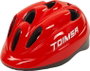 Toimsa - Casque vélo/enfant - Rouge - Taille unique ajustable 52-56 cm - Pour enfants de 3 à 7 ans
