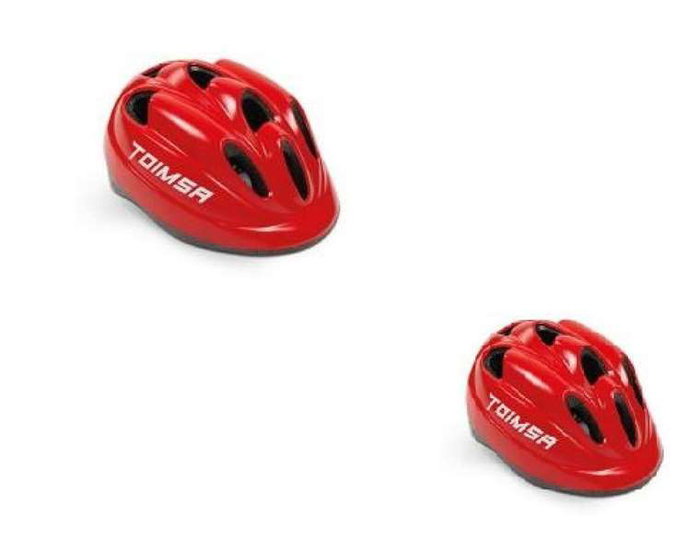 Toimsa - Casque vélo/enfant - Rouge - Taille unique ajustable 52-56 cm - Pour enfants de 3 à 7 ans Toimsa - Casque vélo/enfant - Rouge - Taille unique ajustable 52-56 cm - Pour enfants de 3 à 7 ans