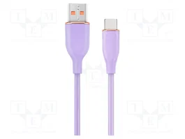 GEMBIRD Câble USB 2.0 Cablexpert USB A vers USB C, 1,5 m, violet