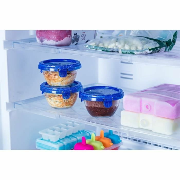 Pyrex Cook & Go Lot de 5 mini bols ronds en verre 0,2 L