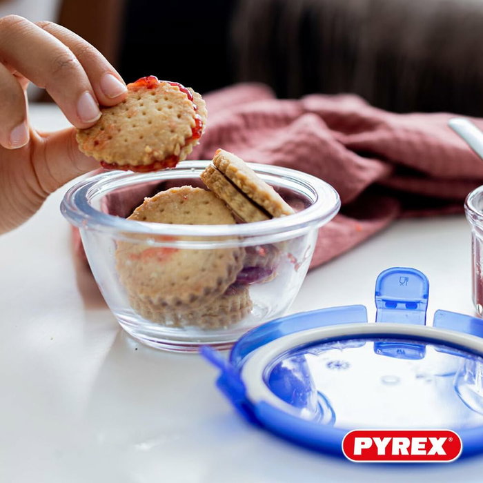 Pyrex Cook & Go Lot de 5 mini bols ronds en verre 0,2 L