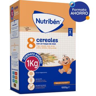 Nutriben 8 Céréales Miel 1000g - Petit Déjeuner Nutriben 8 Céréales Miel 1000g - Petit Déjeuner