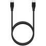 Câble USB-C Aisens A107-0701 Noir 60 cm (1 Unité)
