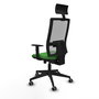 Chaise de Bureau avec Appui-tête Piqueras y Crespo 1D066G1 Vert