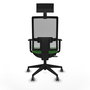 Chaise de Bureau avec Appui-tête Piqueras y Crespo 1D066G1 Vert