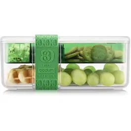 Bodum Bistro Lunch Box Réutilisable à Compartiments avec Couverts Inclus, Boîte Repas Écologique pour Déjeuner au Travail