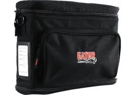 GATOR Housse Semi-Rigide pour Microphone Système HF + 1 Micro Gator Microfono Funda Nailon Intérieur Mousse 215,9 x 203,2 x 50,8 mm