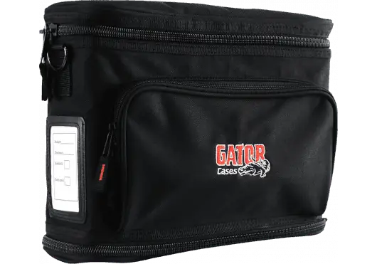 GATOR Housse Semi-Rigide pour Microphone Système HF + 1 Micro Gator Microfono Funda Nailon Intérieur Mousse 215,9 x 203,2 x 50,8 mm