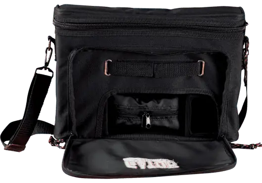 GATOR Housse Semi-Rigide pour Microphone Système HF + 1 Micro Gator Microfono Funda Nailon Intérieur Mousse 215,9 x 203,2 x 50,8 mm