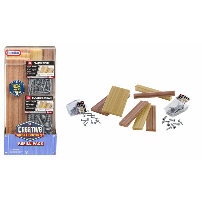 Little Tikes Kit de Construction Créatif avec Clous en Bois Little Tikes Kit de Construction Créatif avec Clous en Bois