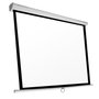 Phoenix technologies Écran de projection manuel 80 pouces pour videoprojecteur, mural ou plafond, formats 1:1 4:3 16:9, blanc mat