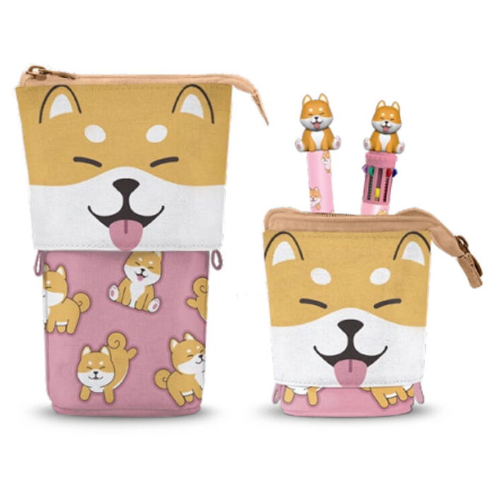 Karactermania Oh My Pop Shiba - Trousse, Stylo 10 Couleurs et Stylo Gel Effaçable, Multicolore Karactermania Oh My Pop Shiba - Trousse, Stylo 10 Couleurs et Stylo Gel Effaçable, Multicolore