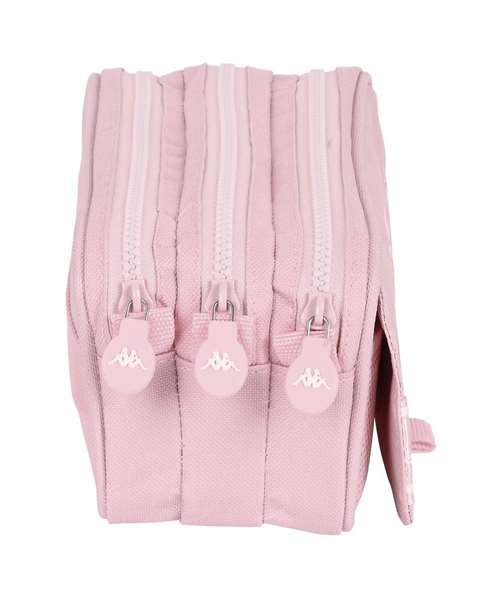 Safta Portatodo Triple Big Kappa Basics - Trousse de rangement portable pour enfant, rose - 21,5 x 10 x 8 cm