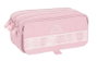 Safta Portatodo Triple Big Kappa Basics - Trousse de rangement portable pour enfant, rose - 21,5 x 10 x 8 cm