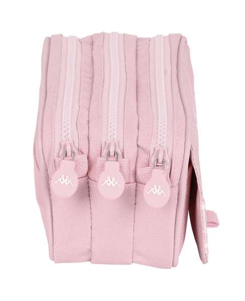 Safta Portatodo Triple Big Kappa Basics - Trousse de rangement portable pour enfant, rose - 21,5 x 10 x 8 cm