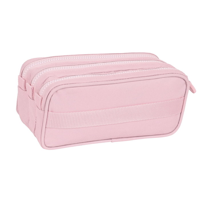 Trousse Fourre-Tout Triple Kappa 21,5 x 10 x 8 cm Rose