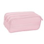 Trousse Fourre-Tout Triple Kappa 21,5 x 10 x 8 cm Rose