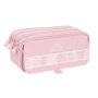 Trousse Fourre-Tout Triple Kappa 21,5 x 10 x 8 cm Rose