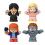 Little People Pack de 4 figurines collectionneur série Mercredi - Wednesday Addams, Cosa, Enid Sinclair, Marilyn Thornhill et Hyde - Figurines détaillées +14 ans