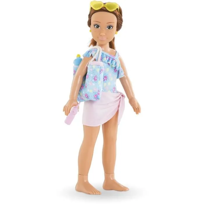 Corolle - Coffret Zoé à la Plage - Poupée mannequin Corolle Girls 28 cm - Avec 5 accessoires de plage - Idée cadeau fille dès 4 ans Corolle - Coffret Zoé à la Plage - Poupée mannequin Corolle Girls 28 cm - Avec 5 accessoires de plage - Idée cadeau fille dès 4 ans