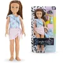 Corolle - Coffret Zoé à la Plage - Poupée mannequin Corolle Girls 28 cm - Avec 5 accessoires de plage - Idée cadeau fille dès 4 ans