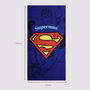 Serviette en Microfibre Superman 90 x 180 x 1 cm