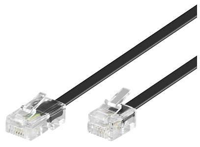 MicroConnect MPK451S Câble réseau RJ11 vers RJ45 Mâle/Mâle, Noir, 1 mètre MicroConnect MPK451S Câble réseau RJ11 vers RJ45 Mâle/Mâle, Noir, 1 mètre